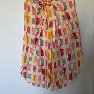 Anthropologie multicolored culottes